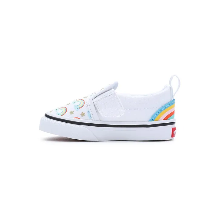 Vans Toddler Shoes 14 Years Kids Toddler SlipOn Hook And Loop Shoes 14 Years White