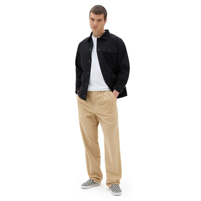 Vans Trousers and Jeans Men Authentic Chino Cord Loose Tapered Trousers Beige