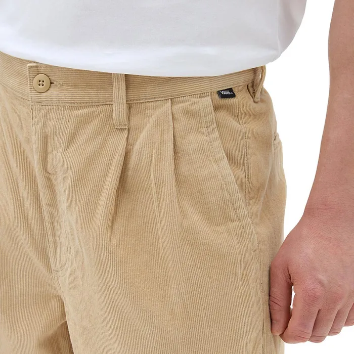 Vans Trousers and Jeans Men Authentic Chino Cord Loose Tapered Trousers Beige