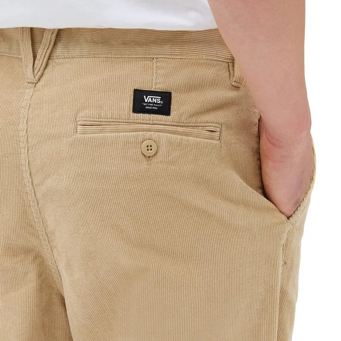 Vans Trousers and Jeans Men Authentic Chino Cord Loose Tapered Trousers Beige