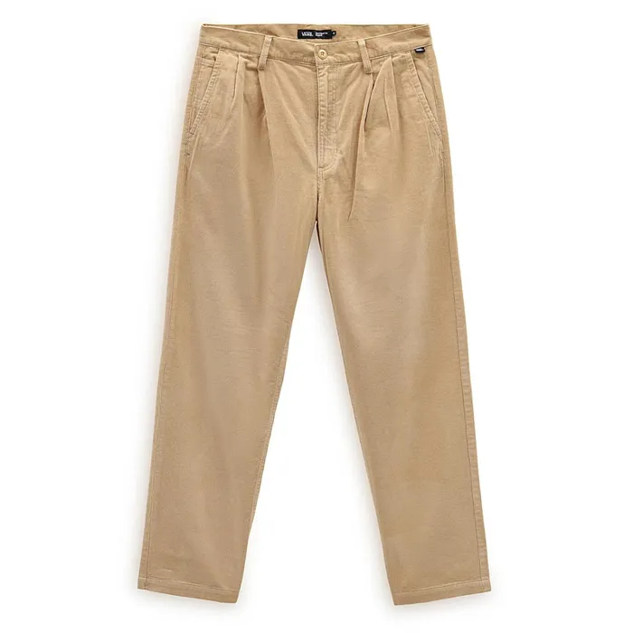 Vans Trousers and Jeans Men Authentic Chino Cord Loose Tapered Trousers Beige