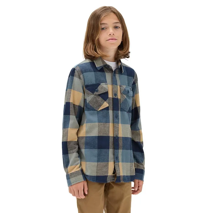 Vans View All Kids Box Flanel Shirt Blue