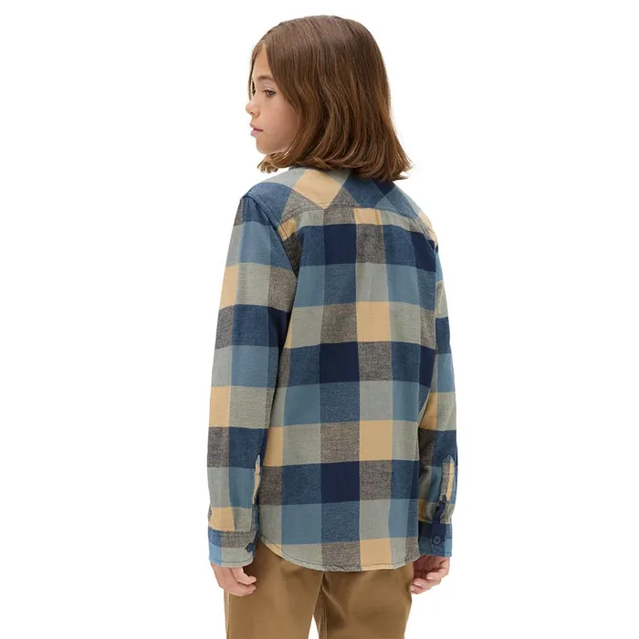 Vans View All Kids Box Flanel Shirt Blue