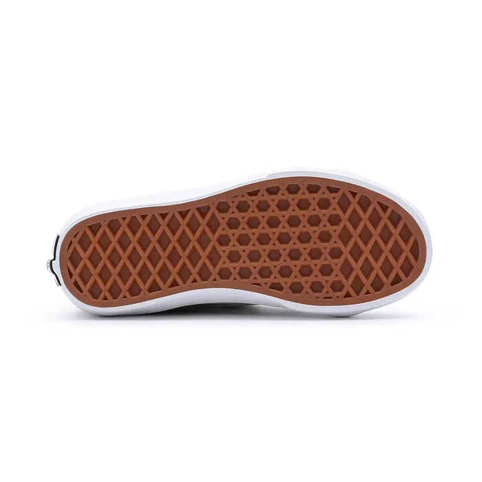 Vans View All Kids Flame Camo SK8Mid Reissue Hook And Loop Shoes 48 Years Brown