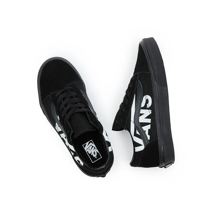 Vans View All Kids Youth Logo Old Skool Shoes 814 Years Black