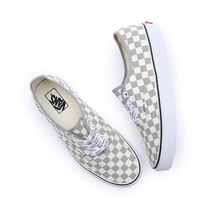Vans View All Men Check Authentic Shoes Grey