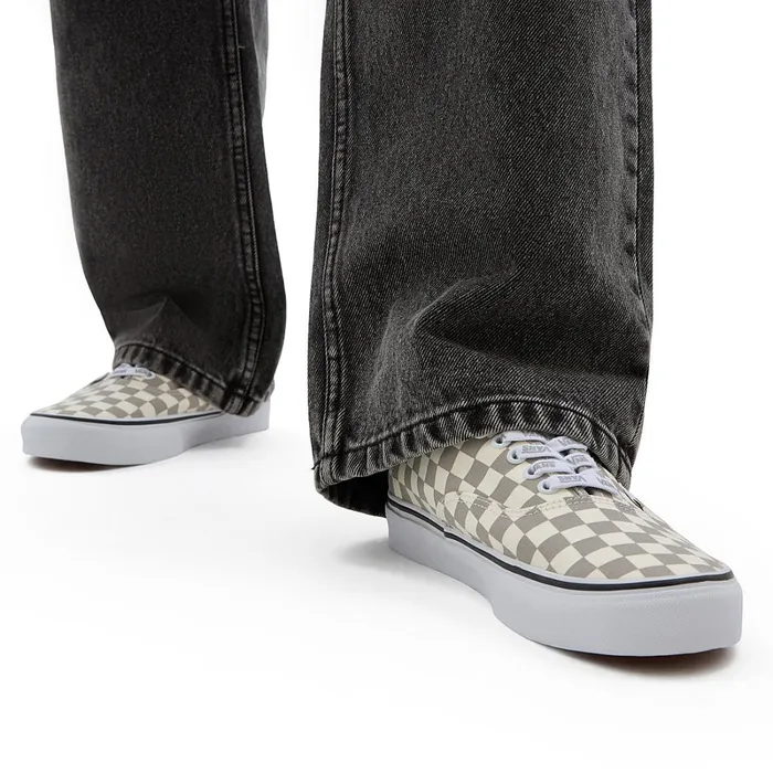 Vans View All Men Check Authentic Shoes Grey