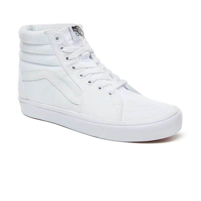 Vans View All Men Classic Comfycush Sk8Hi Shoes White