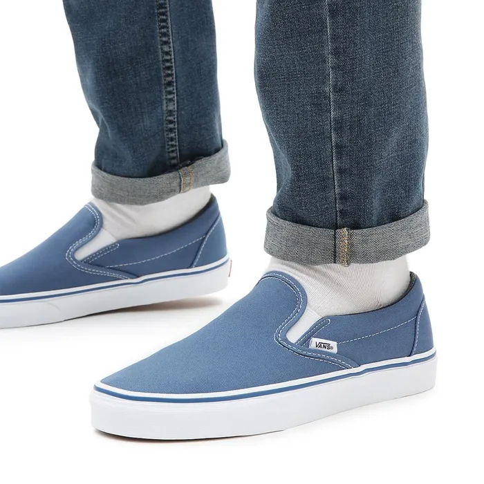 Vans View All Men Classic SlipOn Shoes Blue