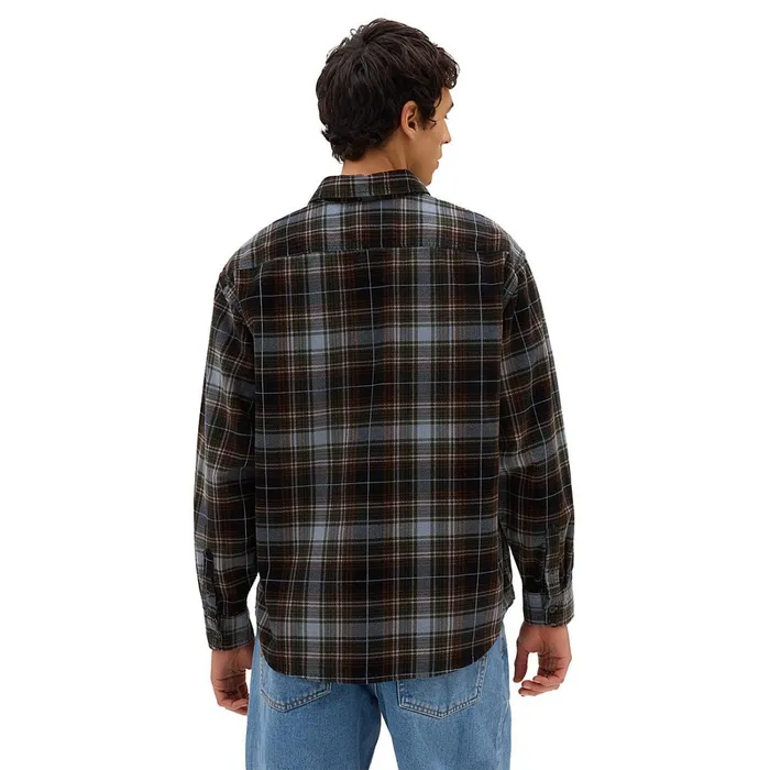 Vans View All Men Mayhill Long Sleeve Buttondown Shirt Black
