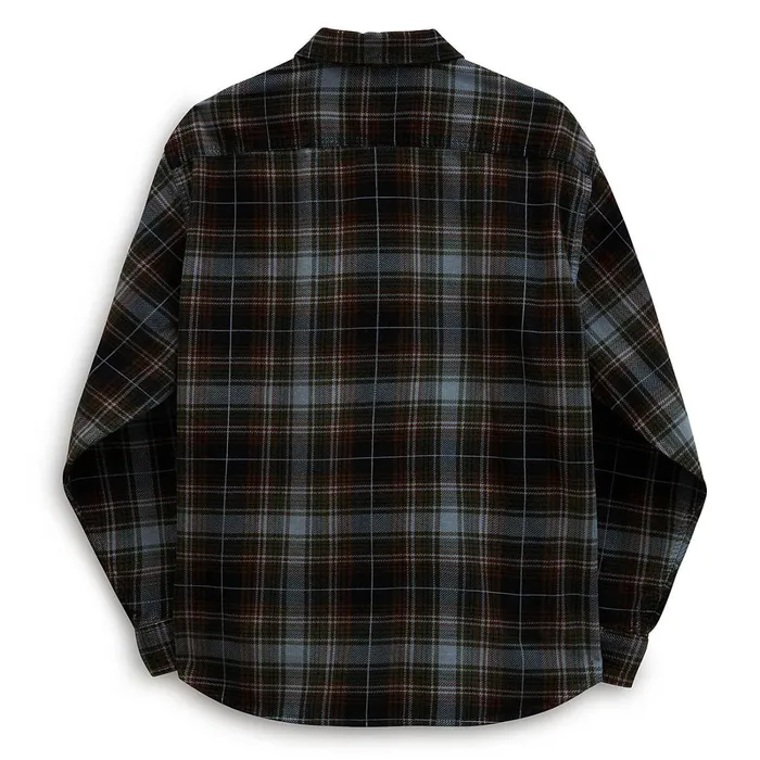 Vans View All Men Mayhill Long Sleeve Buttondown Shirt Black