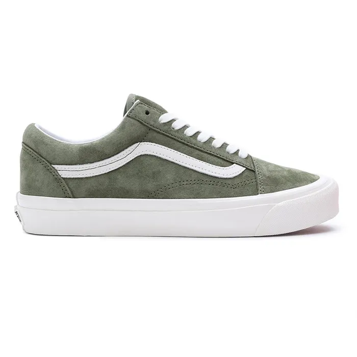 Vans View All Men Pig Suede Old Skool 36 DX Shoes Green
