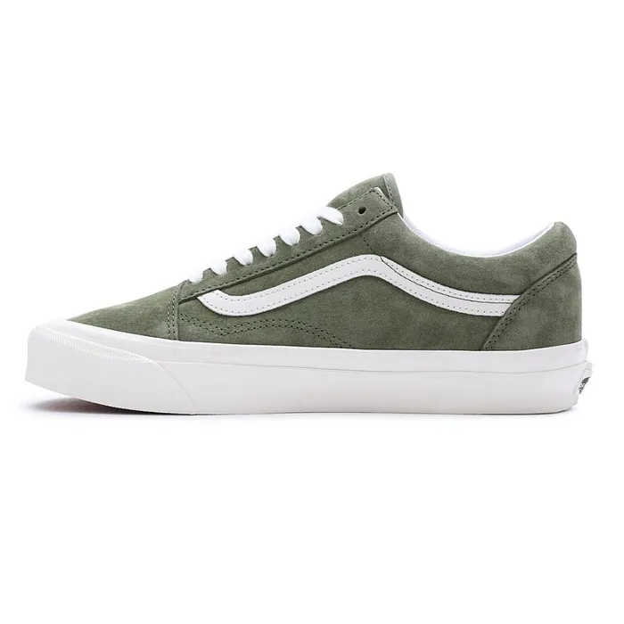 Vans View All Men Pig Suede Old Skool 36 DX Shoes Green