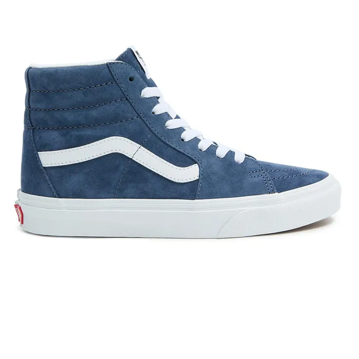 Vans View All Men Sk8Hi Pig Suede Shoes Blue
