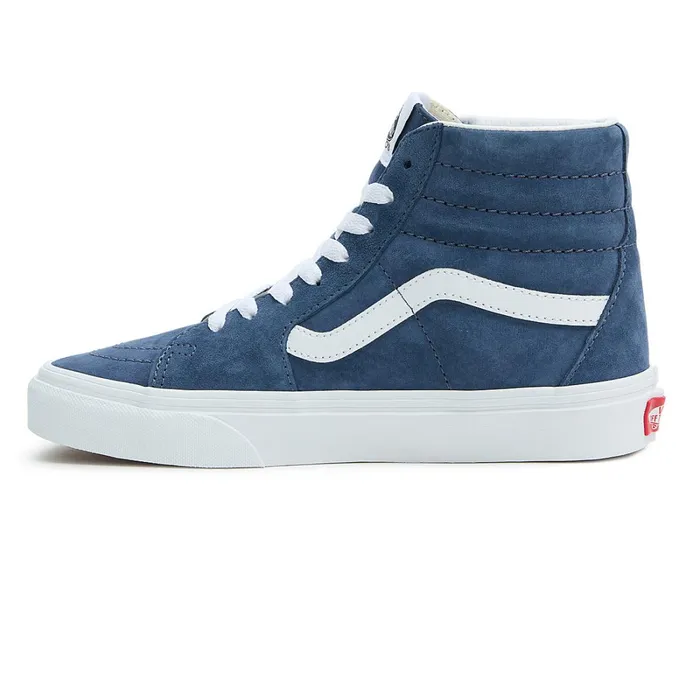 Vans View All Men Sk8Hi Pig Suede Shoes Blue