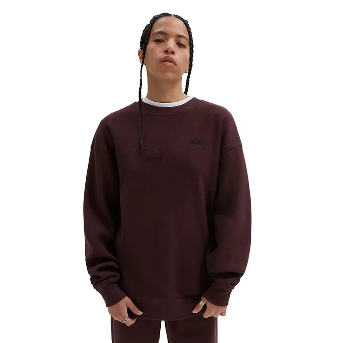 Vans View All Women ComfyCush Crew Sweatshirt Red