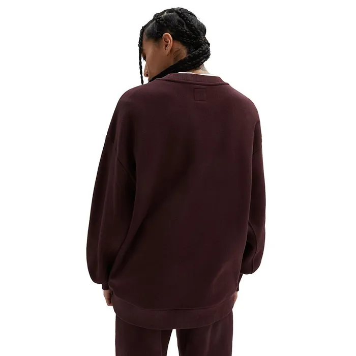 Vans View All Women ComfyCush Crew Sweatshirt Red