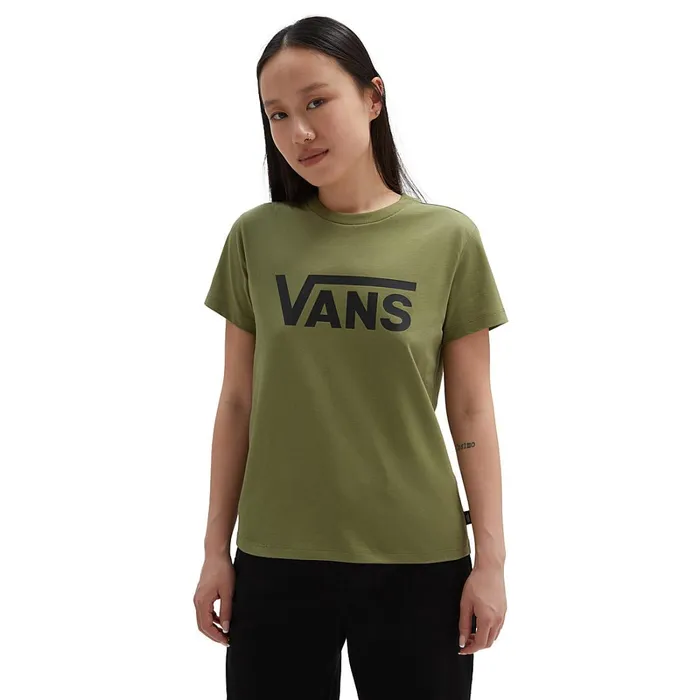 Vans View All Women Flying V Crew TShirt Green