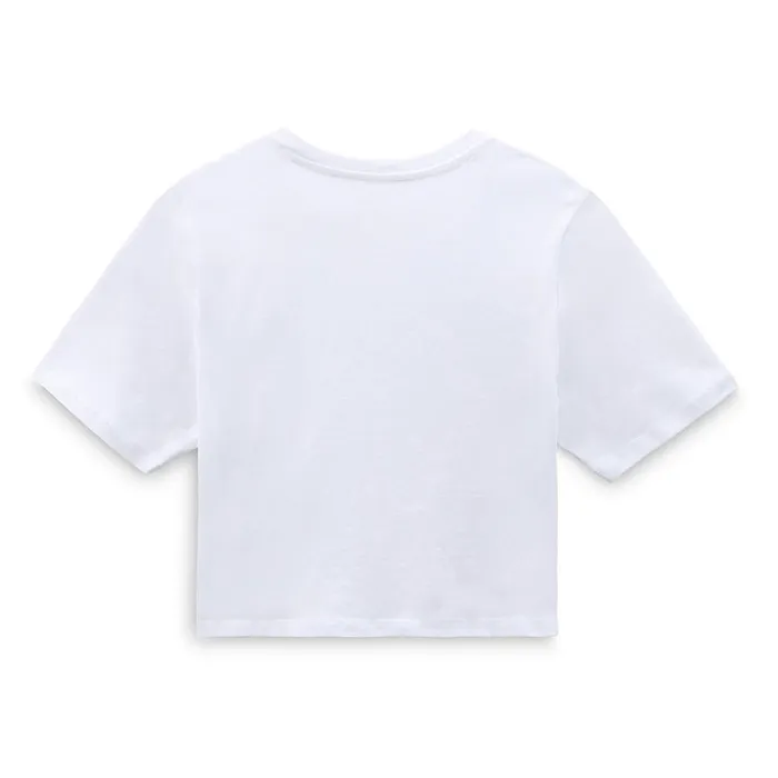 Vans View All Women Flying V Crop Crew Sport Tshirt White