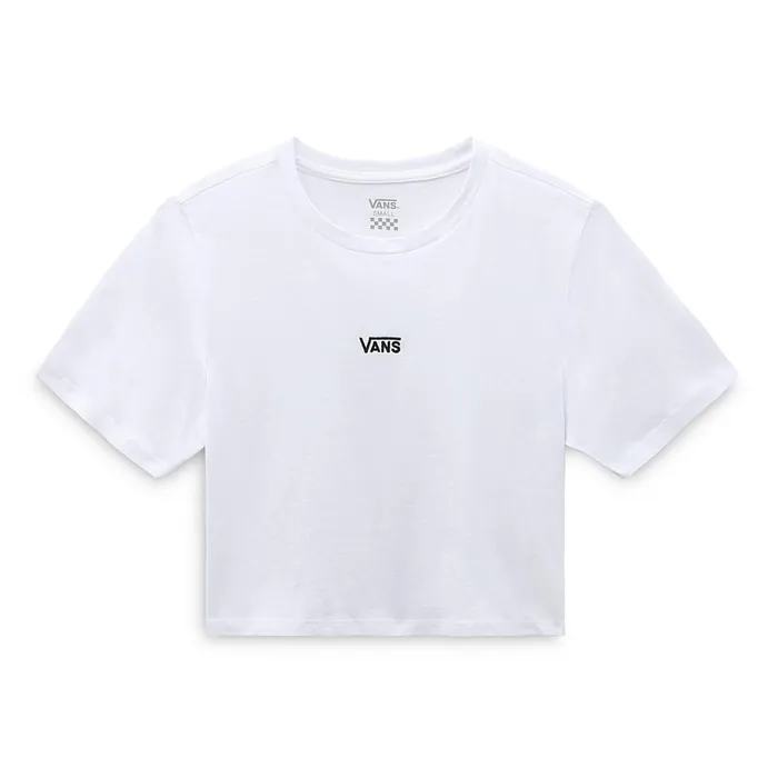 Vans View All Women Flying V Crop Crew Sport Tshirt White