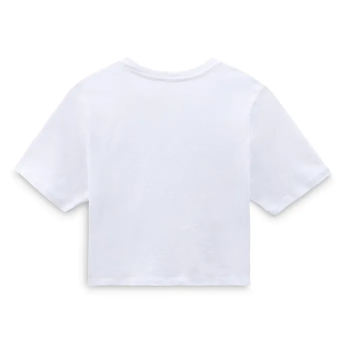 Vans View All Women Flying V Crop Crew Sport Tshirt White