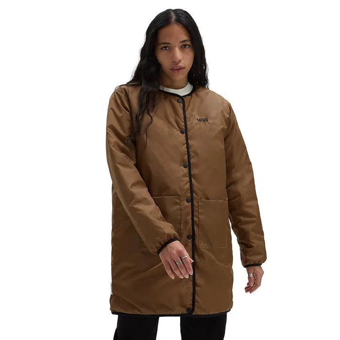 Vans View All Women Forces OS Short Reversible Liner Jacket Black