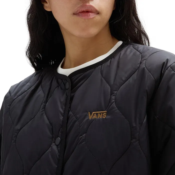 Vans View All Women Forces OS Short Reversible Liner Jacket Black