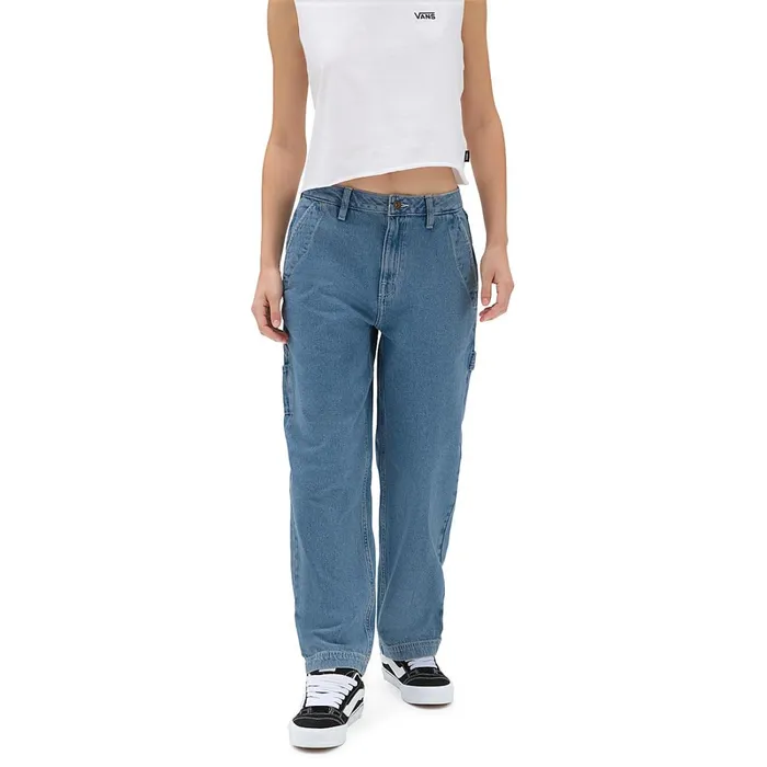 Vans View All Women Ground Work Denim Trousers Blue