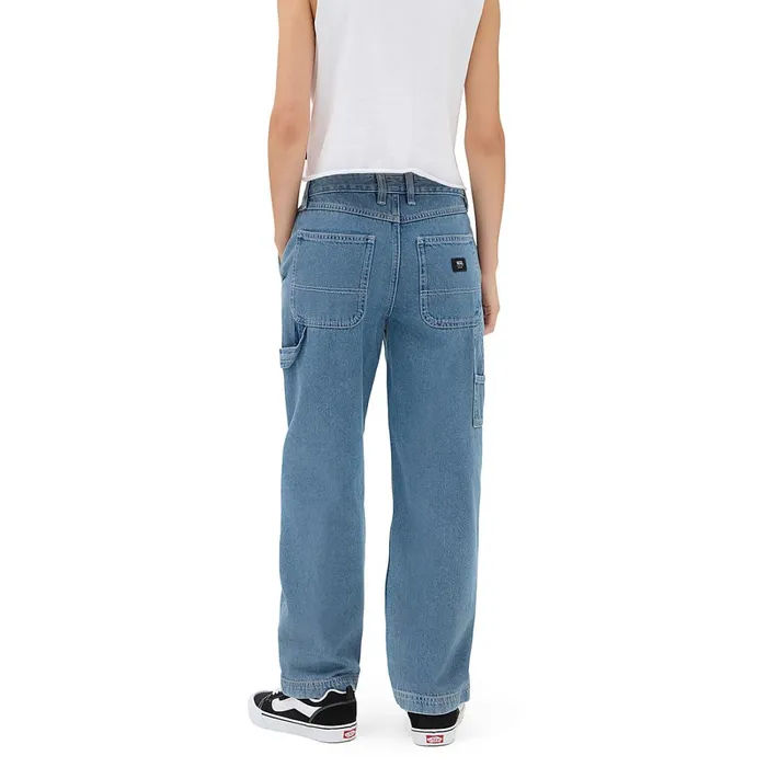 Vans View All Women Ground Work Denim Trousers Blue