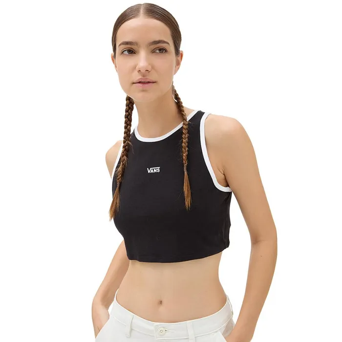 Vans View All Women Longline Racerback Sports Bra Black