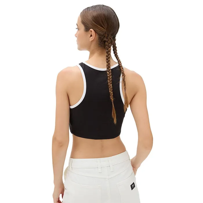 Vans View All Women Longline Racerback Sports Bra Black