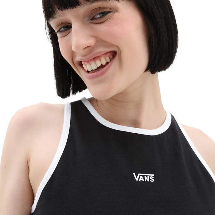 Vans View All Women Longline Racerback Sports Bra Black