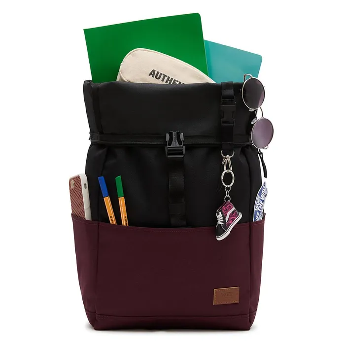 Vans View All Women Rolldown Backpack Red