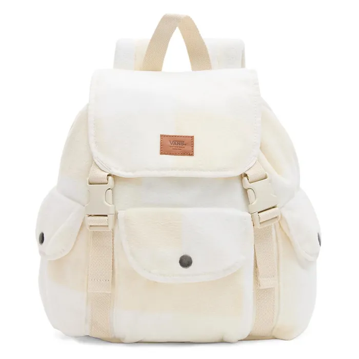 Vans View All Women Winter Checker Backpack Beige