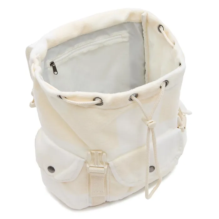 Vans View All Women Winter Checker Backpack Beige