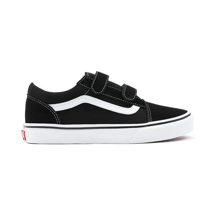 Vans Youth Shoes 814 Years Kids Youth Old Skool Hook And Loop Shoes 814 Years Black