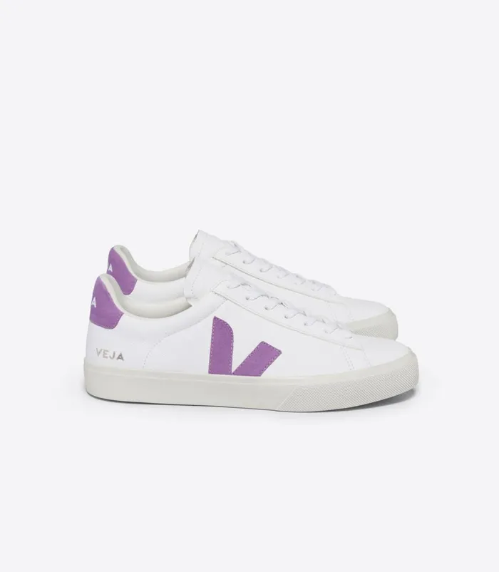 VEJA Campo Women CAMPO CHROMEFREE LEATHER WHITE MULBERRY
