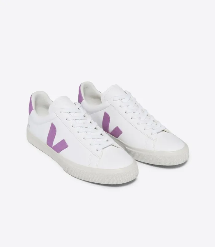 VEJA Campo Women CAMPO CHROMEFREE LEATHER WHITE MULBERRY