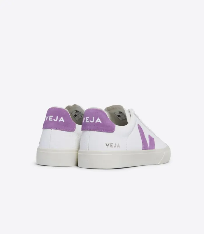 VEJA Campo Women CAMPO CHROMEFREE LEATHER WHITE MULBERRY