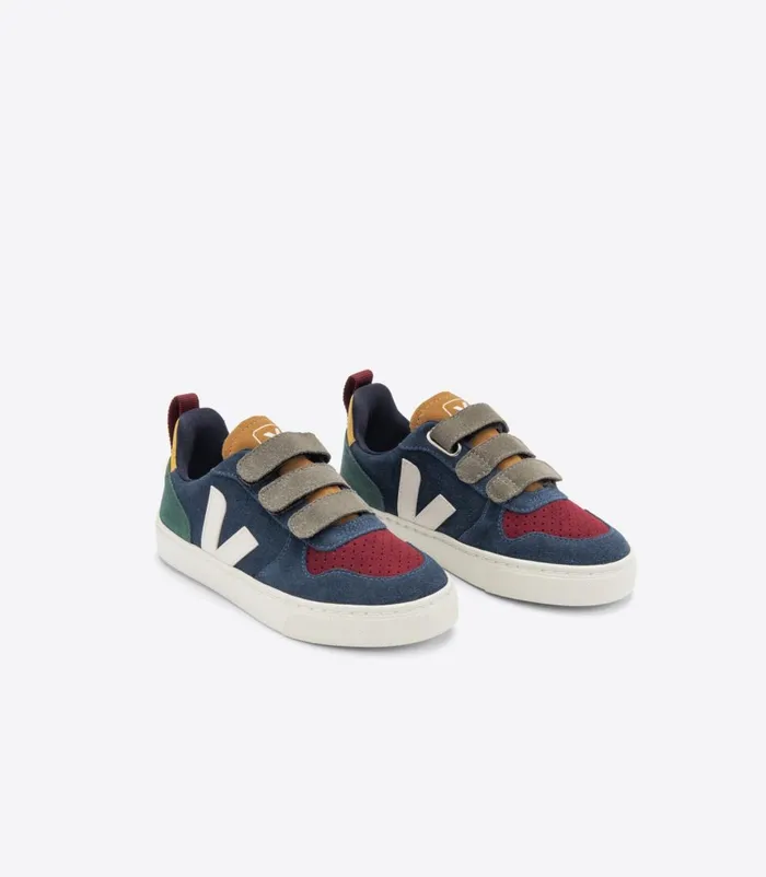 VEJA V10 Kids V10 SUEDE MULTICO NAUTICO