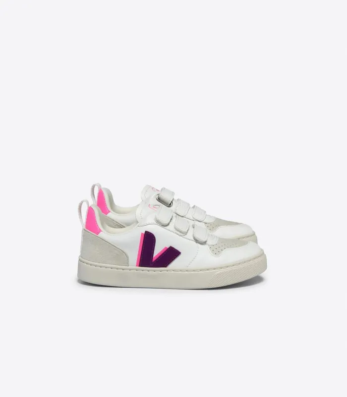 VEJA Vegan Kids V10 CWL WHITE MAGENTA SARI