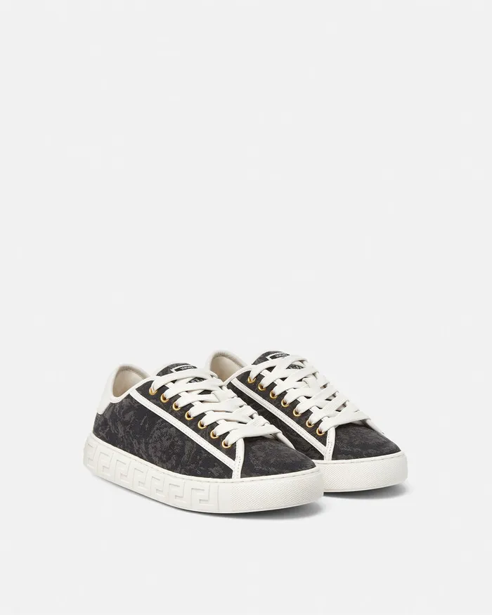 Versace Barocco Greca Sneakers Blackprint Women Sneakers