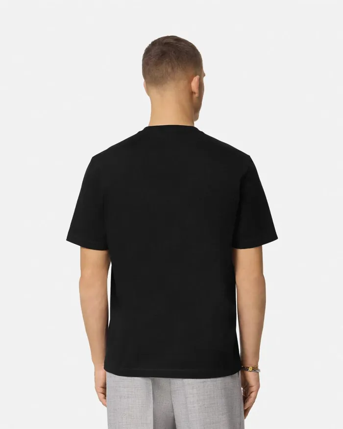 Versace Barocco Sea Graphic TShirt Blackprint Men TShirts and Polos