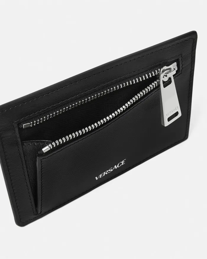 Versace Cargo Cardholder Blacksilver Men Wallets