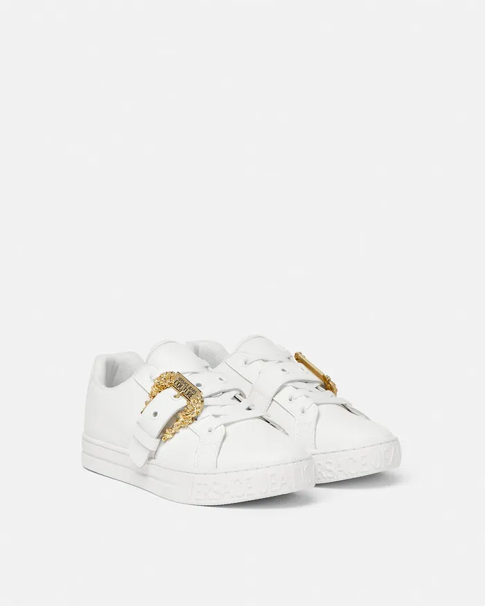 Versace Court 88 Couture1 Sneakers Whiteprint Women Jeans Couture