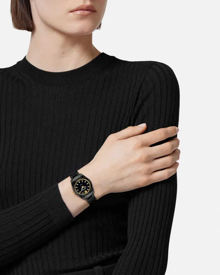 Versace Dv One Mini Watch Black Women Watches
