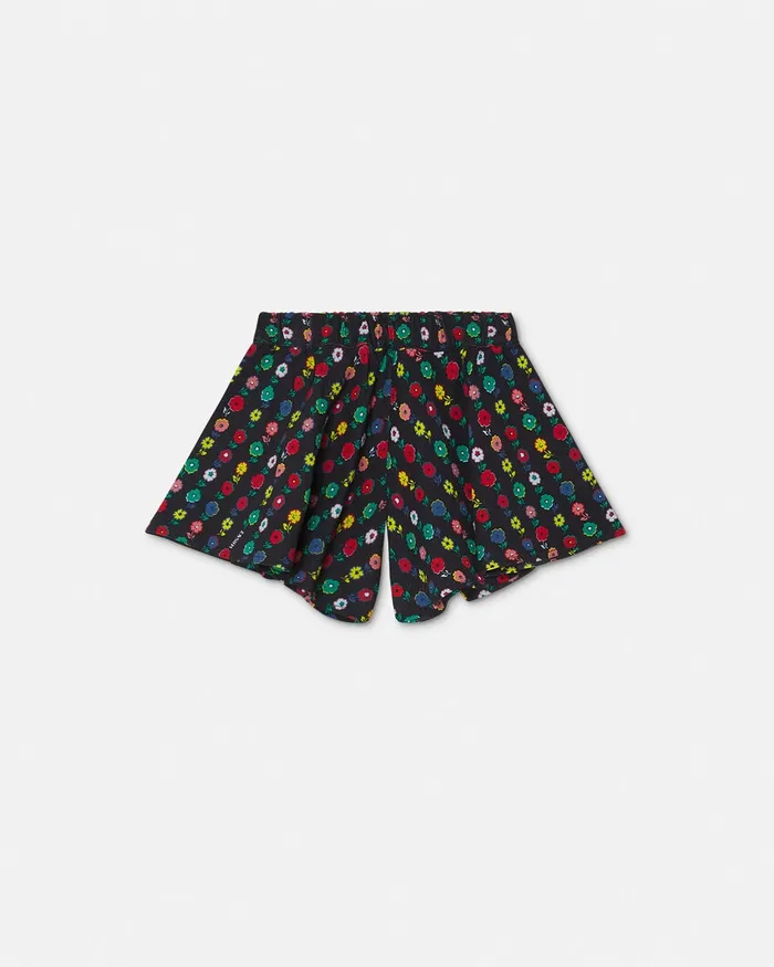 Versace Falling Flowers Baby Shorts Print Kids Pants and Skirts