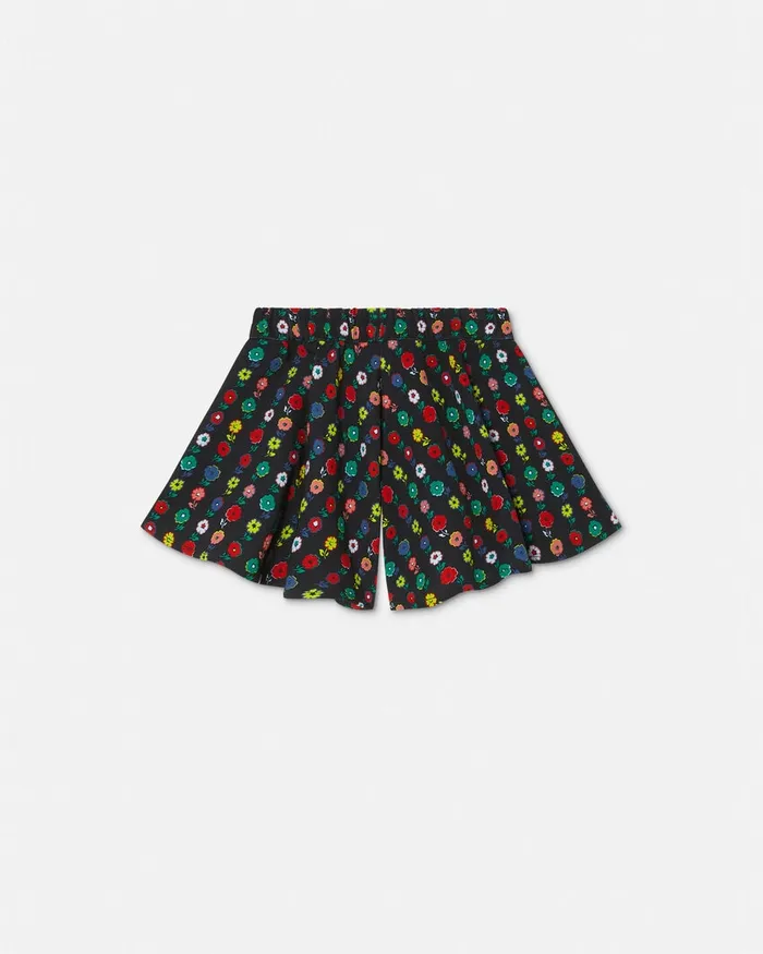 Versace Falling Flowers Baby Shorts Print Kids Pants and Skirts