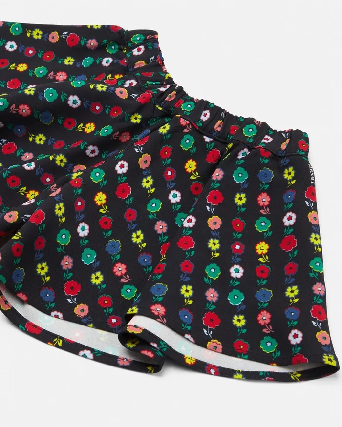 Versace Falling Flowers Baby Shorts Print Kids Pants and Skirts