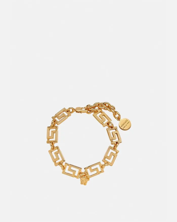 Versace Greca Bracelet Warm Gold WomenMen Bracelets